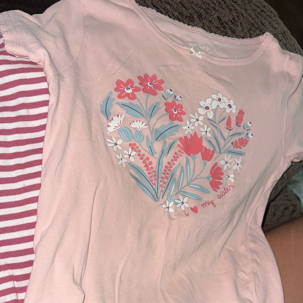Floral Heart Graphic Tee